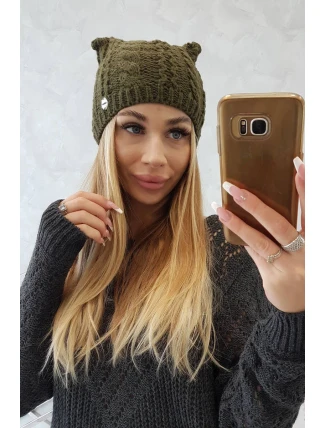 Rabbid K237 khaki fleecová čiapka