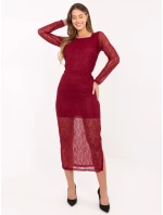 Sukňa MI SD 122436.60 bordová