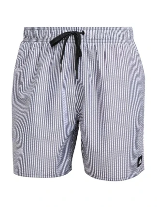 Plavecké šortky Classics M IL4020 Grey and White Stripe - Adidas Plavecké šortky Classics M IL4020 Grey and White Stripe - Adidas