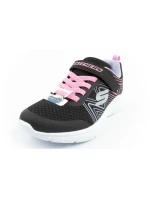 Ľahká pohodlná detská športová obuv na suchý zips Skechers Microspec