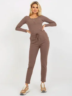 Tepláky RV DR 8369.89P hnedá