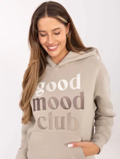 Mikina D10608BC02802A2NO light beige
