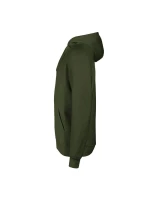 Pánska módna mikina na zips s kapucňou (vojenská)