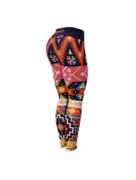 Dámske fitness legíny Six Deuce Aztec - multicolor - Litex