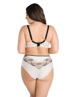 Dámska podprsenka 840 Black & white - GORSENIA Dámska podprsenka 840 Black & white - GORSENIA