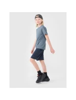 Hladké chlapčenské tričko oversize 4F 4FJWSS25TTSHM2324-46S