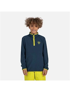 Mikina Rossignol Jr Strawpile Fleece Hz, tmavomodrá