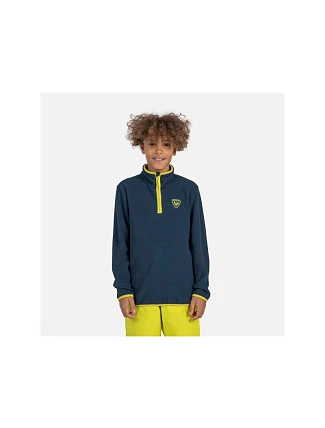 Mikina Rossignol Jr Strawpile Fleece Hz, tmavomodrá