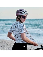 Dámsky cyklistický dres Rockbros 15110005005 s krátkym rukávom, veľkosť L – biely Dámsky cyklistický dres Rockbros 15110005005 s krátkym rukávom, veľkosť L – biely
