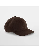 Beechfield B 682 6-panelová čiapka s výložkou „Heritage Cord Cap“ 53.0682 hnedá