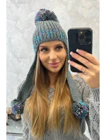 Dámska ušianka Nadia K321 tmavo šedá Dámska ušianka Nadia K321 tmavo šedá