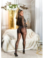 Sexi pančuchy SH6414 s potlačou "Heart" - InStylefashion Sexi pančuchy SH6414 s potlačou "Heart" - InStylefashion