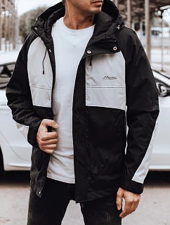 Pánska prechodná bunda TX4916 čierno-sivá – FashionStreet