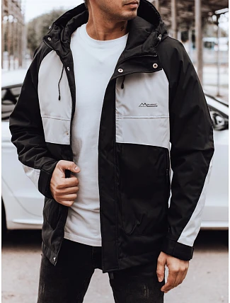 Pánska prechodná bunda TX4916 čierno-sivá – FashionStreet Pánska prechodná bunda TX4916 čierno-sivá – FashionStreet