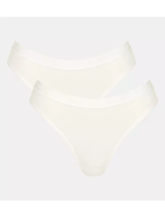 Dámske nohavičky GO Casual High leg 2P - WHITE - SLOGGI WHITE - SLOGGI Dámske nohavičky GO Casual High leg 2P - WHITE - SLOGGI WHITE - SLOGGI