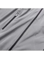 Šedá dámska mikina so stojačikom (HD150-03)