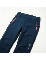 Trollkids Detské softshellové nohavice Fjell navy blue (117-114)