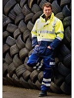 Yoko HVP 711 Hi-Vis 7-v-1 bunda 79.P711 hi vis žltá/námornícka modrá Yoko HVP 711 Hi-Vis 7-v-1 bunda 79.P711 hi vis žltá/námornícka modrá