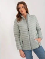 Bunda D50076XB44536A2 pistáciová