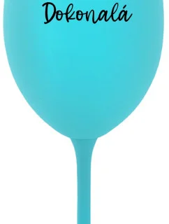 Ms. Perfect - tyrkysový pohár na víno 350 ml
