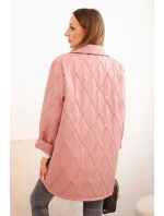 Dámska bunda nadmernej veľkosti 5663 Quilted - Kesi