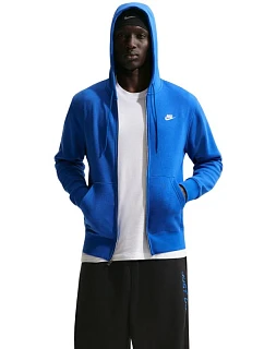 Pánska mikina Nike Club BB FZ Hoodie blue FN3861 480 pánska