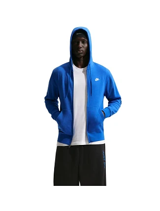 Pánska mikina Nike Club BB FZ Hoodie blue FN3861 480 pánska Pánska mikina Nike Club BB FZ Hoodie blue FN3861 480 pánska