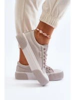 Trampki Damskie Na Grubej Podeszwie Lee Cooper LCW-24-31-2178 Szare