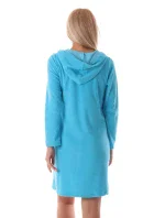 Dámsky župan Bari s kapucňou 3864 blue atoll - Vestis