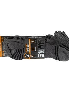 Skechers 3-balenie froté ponožiek na tréning S102684-GRY, šedé, veľkosti 41–46