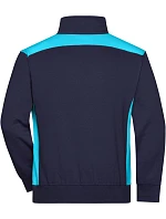Daiber JN 868 Pracovná mikina s 1/4 zipsom – Farba 02.0868 tmavomodrá/tyrkysová Daiber JN 868 Pracovná mikina s 1/4 zipsom – Farba 02.0868 tmavomodrá/tyrkysová