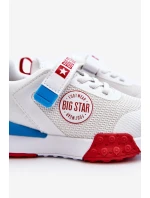Niskie Dziecięce Buty Sportowe Memory Foam System Big Star LL374213 Białe