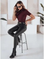 Dámsky rebrovaný sveter s krátkym rukávom GIRLGLORY bordová FashionStreet MY2556 Dámsky rebrovaný sveter s krátkym rukávom GIRLGLORY bordová FashionStreet MY2556