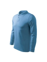 Polokošeľa Malfini Single J. LS M MLI-21114 azure