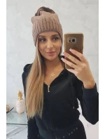 Dámska čiapka Irmina K333 mocca