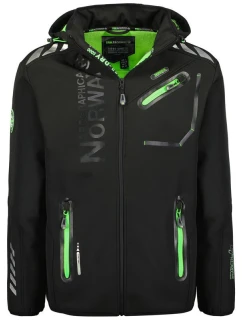 Pánska softshellová bunda WY8026H/GN black-green - Geographical Norway