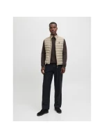 Jack&Jones pánska vesta bez rukávov JJEBRADLEY LIGHT BODYWARMER COLLAR NOO 12280973 CROCKERY