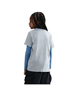 Detské tričko Nike Sportswear, sivé, FZ5178 064 Detské tričko Nike Sportswear, sivé, FZ5178 064