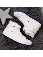 Dámske zimné členkové topánky W V274541F INT874 White - Big Star