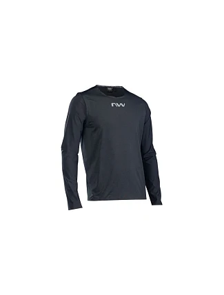 Cyklistická mikina NORTHWAVE Crew Pro Long Sleeve Jersey, čierna Cyklistická mikina NORTHWAVE Crew Pro Long Sleeve Jersey, čierna