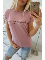 Nakupovanie je moja kardio blúzka tmavo ružová