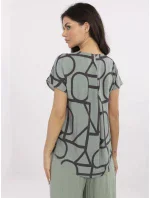 Blúzka D73771M11171D khaki farba