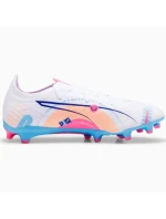 Pánske športové kopačky Ultra 5 Match Vol.Up FG/MG M 108064-01 White Mix - Puma