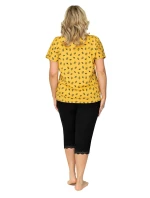 Pohodlné pyžamo pre plnoštíhly model 160015 Donna