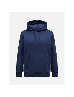 Pánska mikina PEAK PERFORMANCE Original Small Logo Hood Men, farba: tmavomodrá