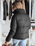Dámska prešívaná bunda LAROSE black FashionStreet TY3767 Dámska prešívaná bunda LAROSE black FashionStreet TY3767