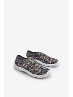 Wygodne Kapcie Chłopięce Na Rzep Befado 974Y552 Szare