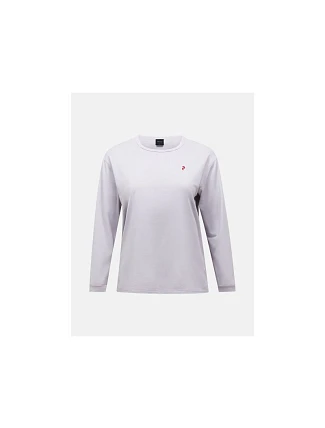 Dámske tričko PEAK PERFORMANCE W Trail Longsleeve, šedá farba Dámske tričko PEAK PERFORMANCE W Trail Longsleeve, šedá farba