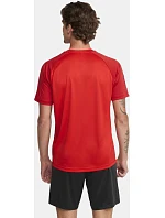 Craft Teamwear Squad Go Contrast Jersey M Pánske kontrastné športové tričko 82.2725 biele Craft Teamwear Squad Go Contrast Jersey M Pánske kontrastné športové tričko 82.2725 biele