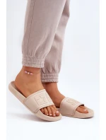 Damskie Klapki Big Star NN274A645 Beżowe